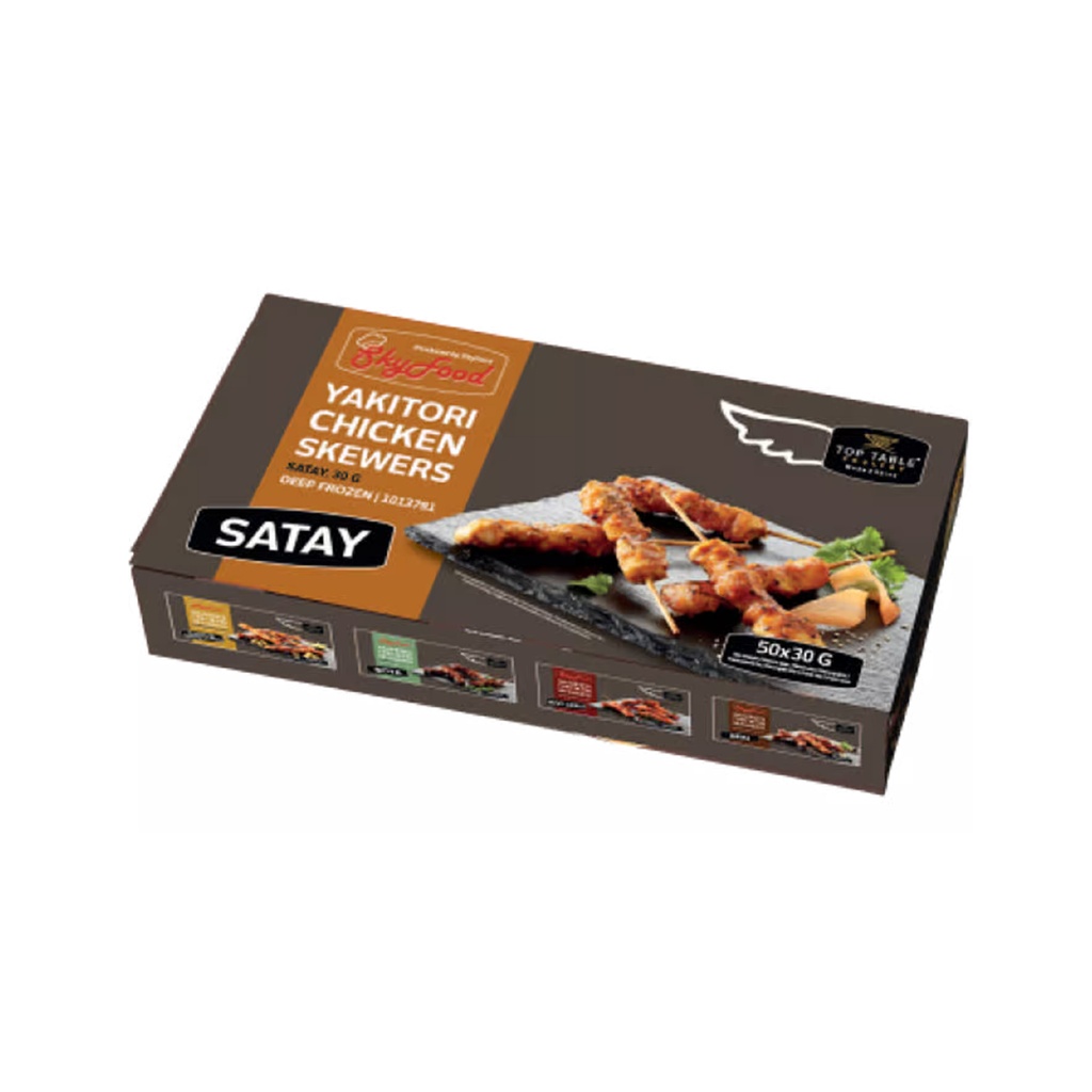 1013791 Yakitori Kip Sticks Satay Top Table 50 x 30 gr