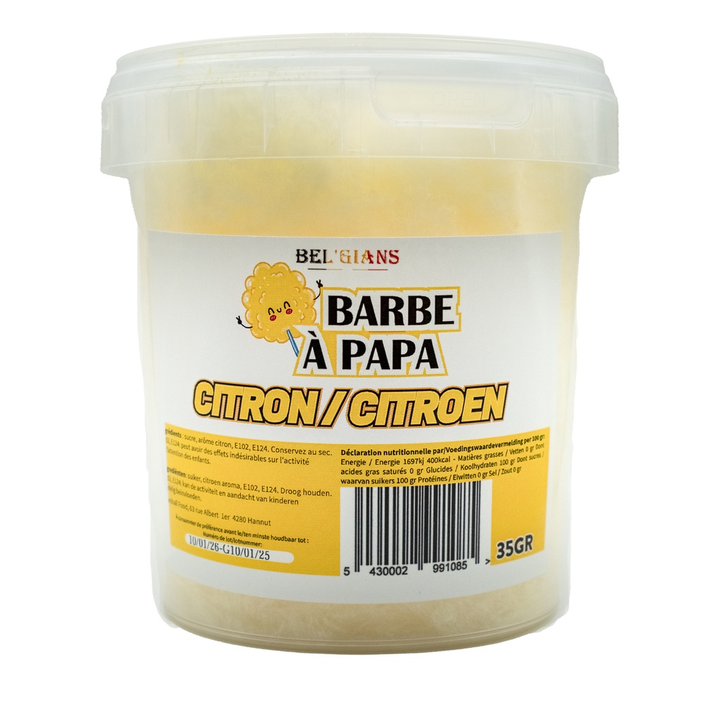 Cotton Candy Lemon Bel'Gians 35 gr