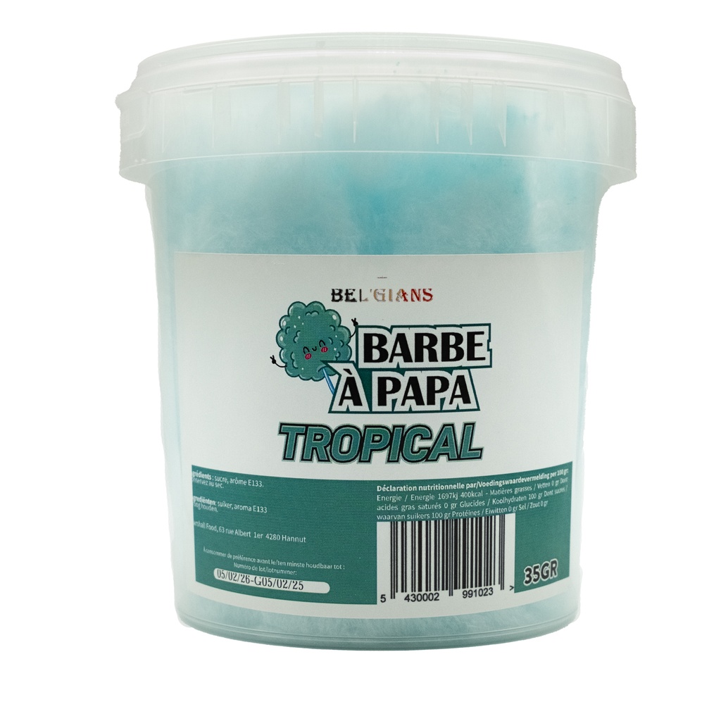 Suikerspin Tropical Bel'Gians 35 gr