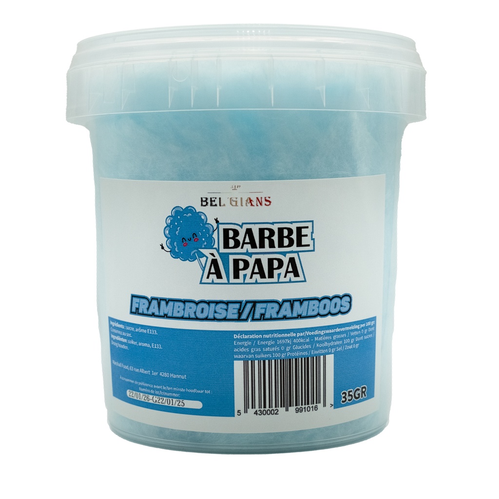 Suikerspin Framboos Bel'Gians 35 gr