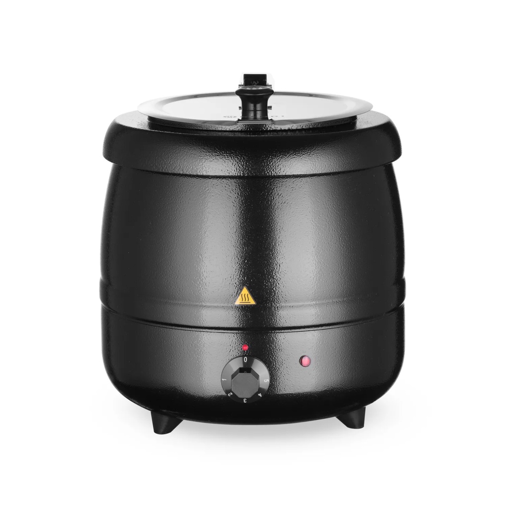 860083 Soup kettle black Hendi 8 L