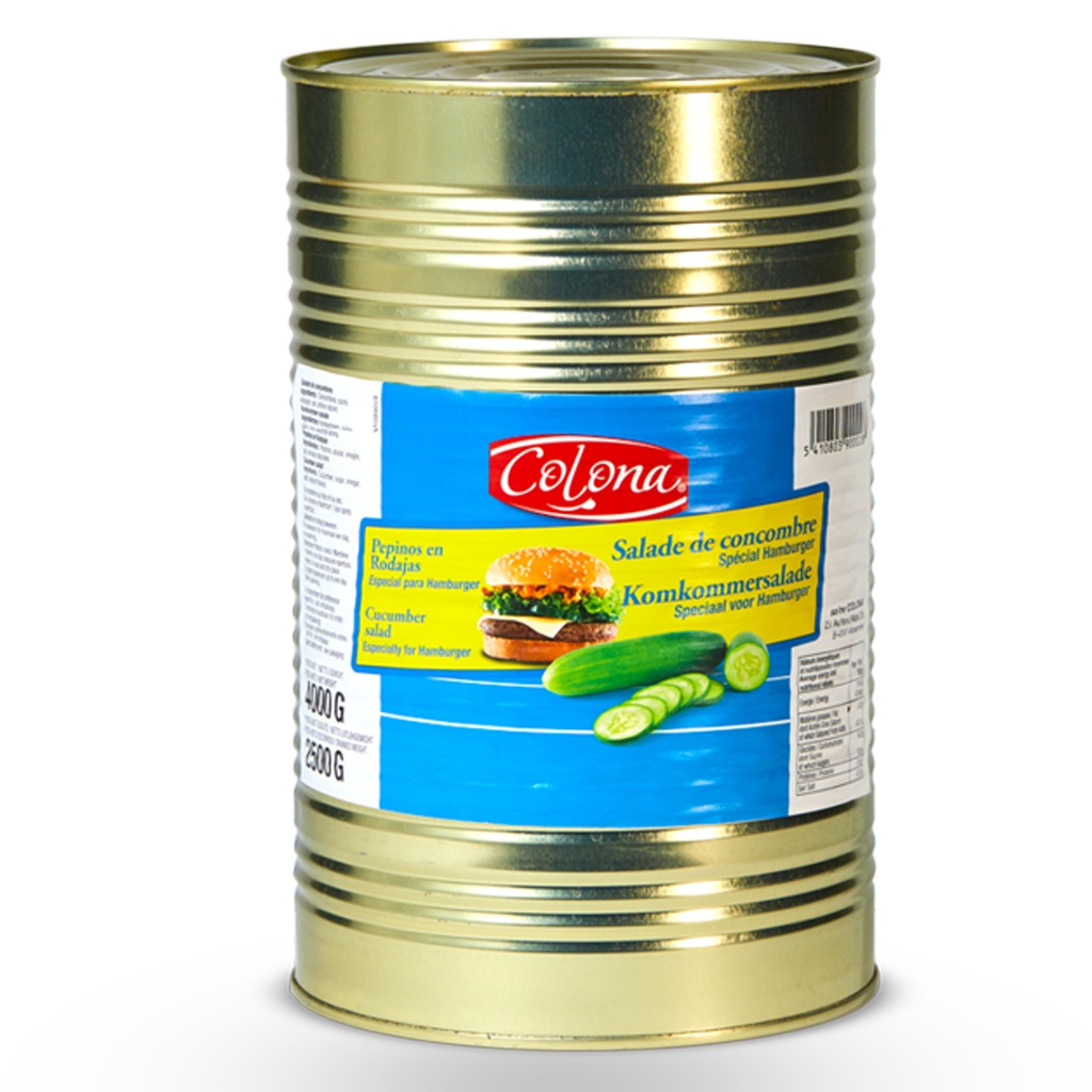 Augurken Salade Blik Colona 5 Liter