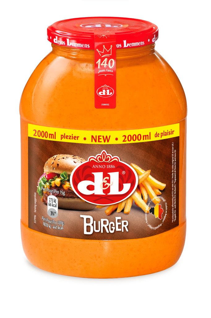 Burger saus Devos Lemmens Pet 2 L