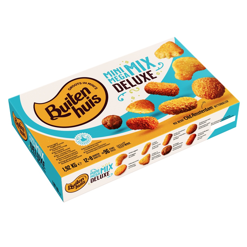 Deluxe Mini Megamix Buitenhuis 96 x 20 gr