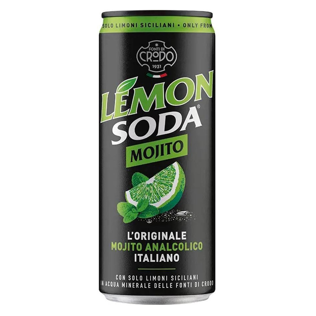 Lemon Mojito Soda Sleek Can 24 x 33 cl