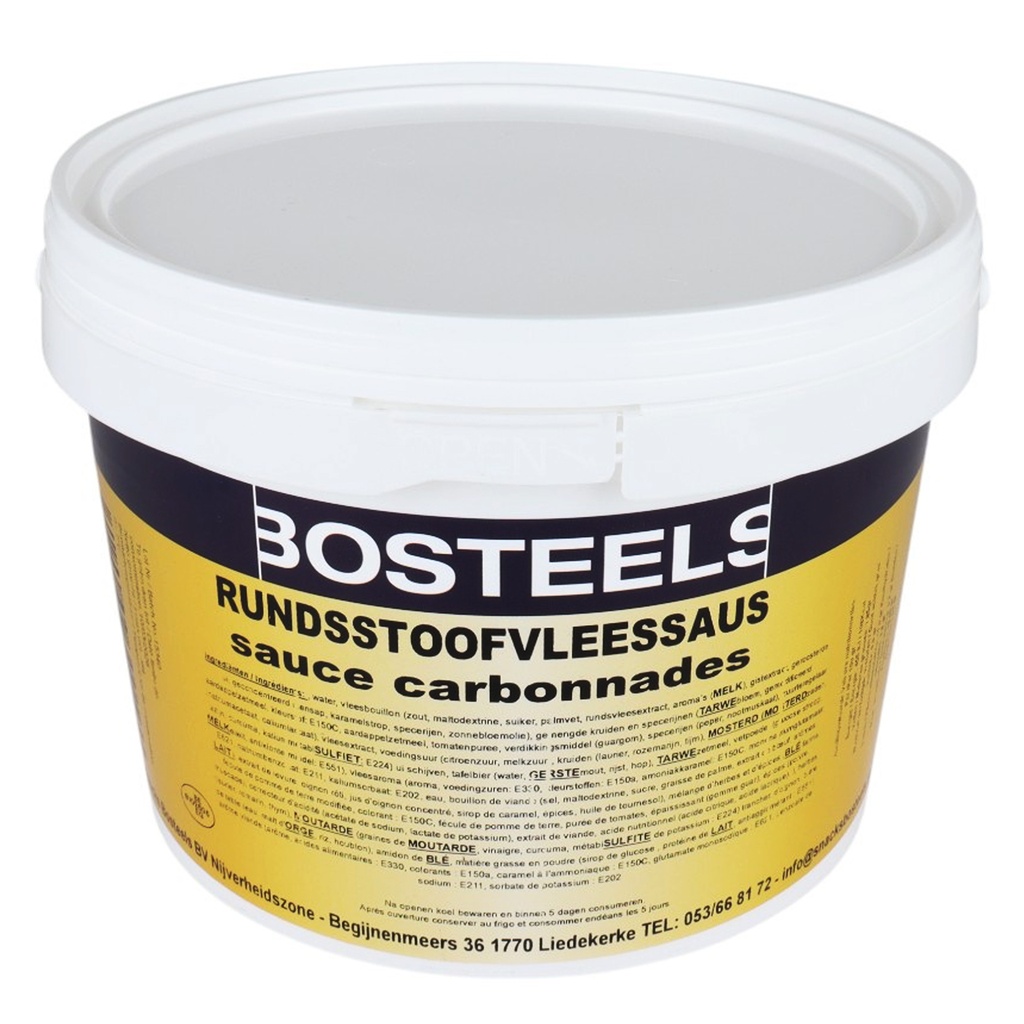 Stoofvlees Saus Runds Culinair Bosteels 3 kg