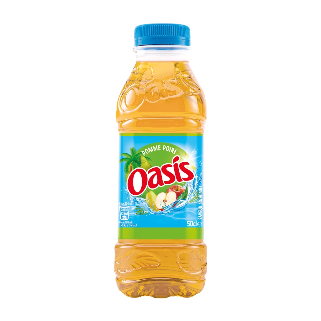 Oasis Pomme Poire PET 12 x 50 cl