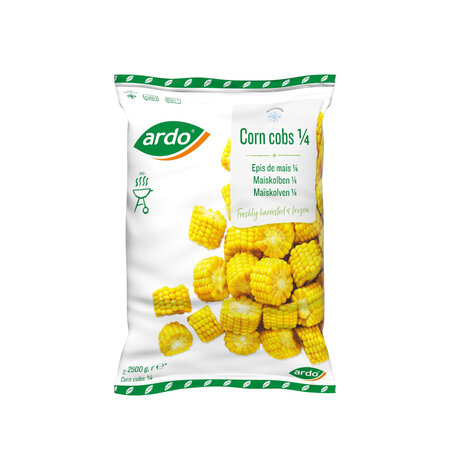 Corn Cobs 1/4 Ardo 2,5 kilo