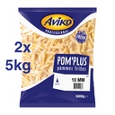 Frieten 10 mm Voorgebakken Pom Plus Aviko 2 x 5 kg