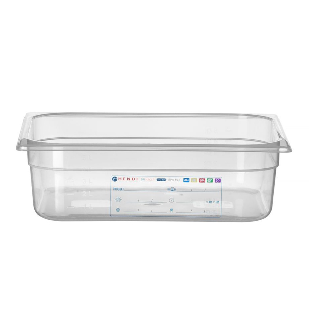 Gastro Normbak 1/2 - 100 mm - Pp - Hendi - 880173