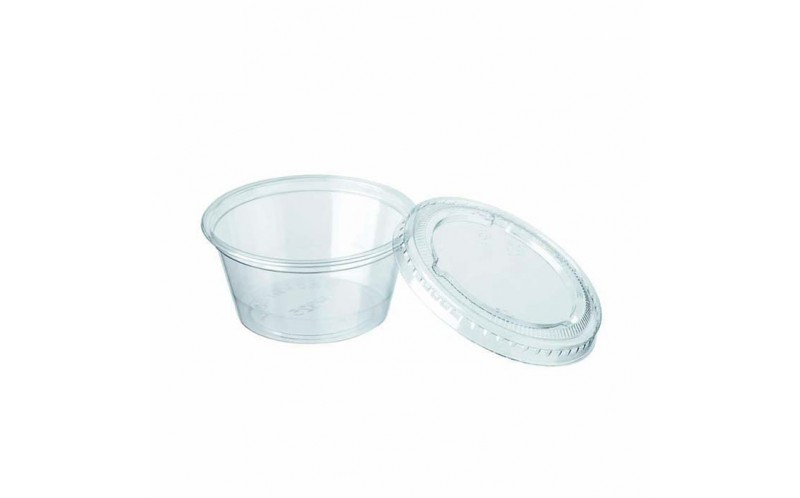 Deksel Sauspotje Effen 50 / 70 cc 10 x 100 st
