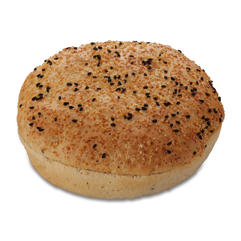 3360 Hamburger Bun Black Pepper Pastridor 24 x 90 gr