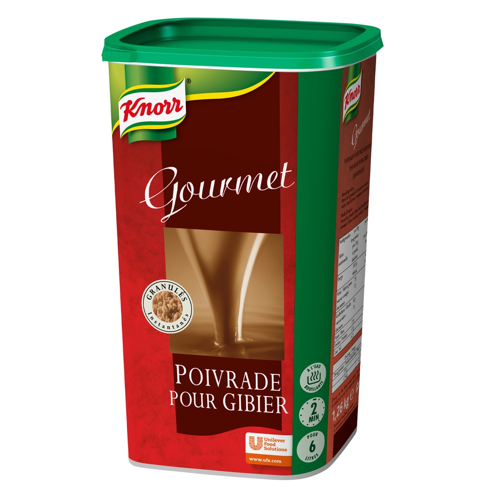 Peper Saus Gourmet Knorr Pot 0,95 kg