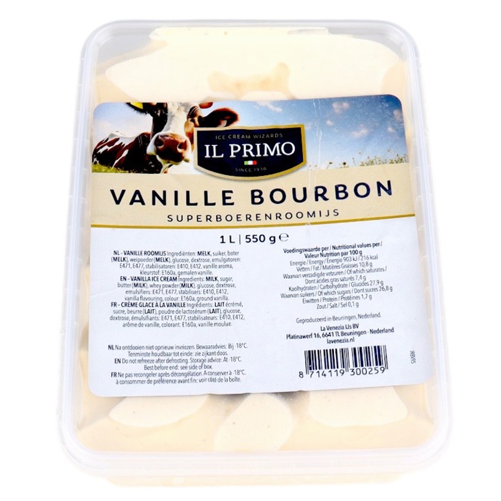 Artisan Bourbon Vanilla ice cream Il Primo (Venezia) 1L