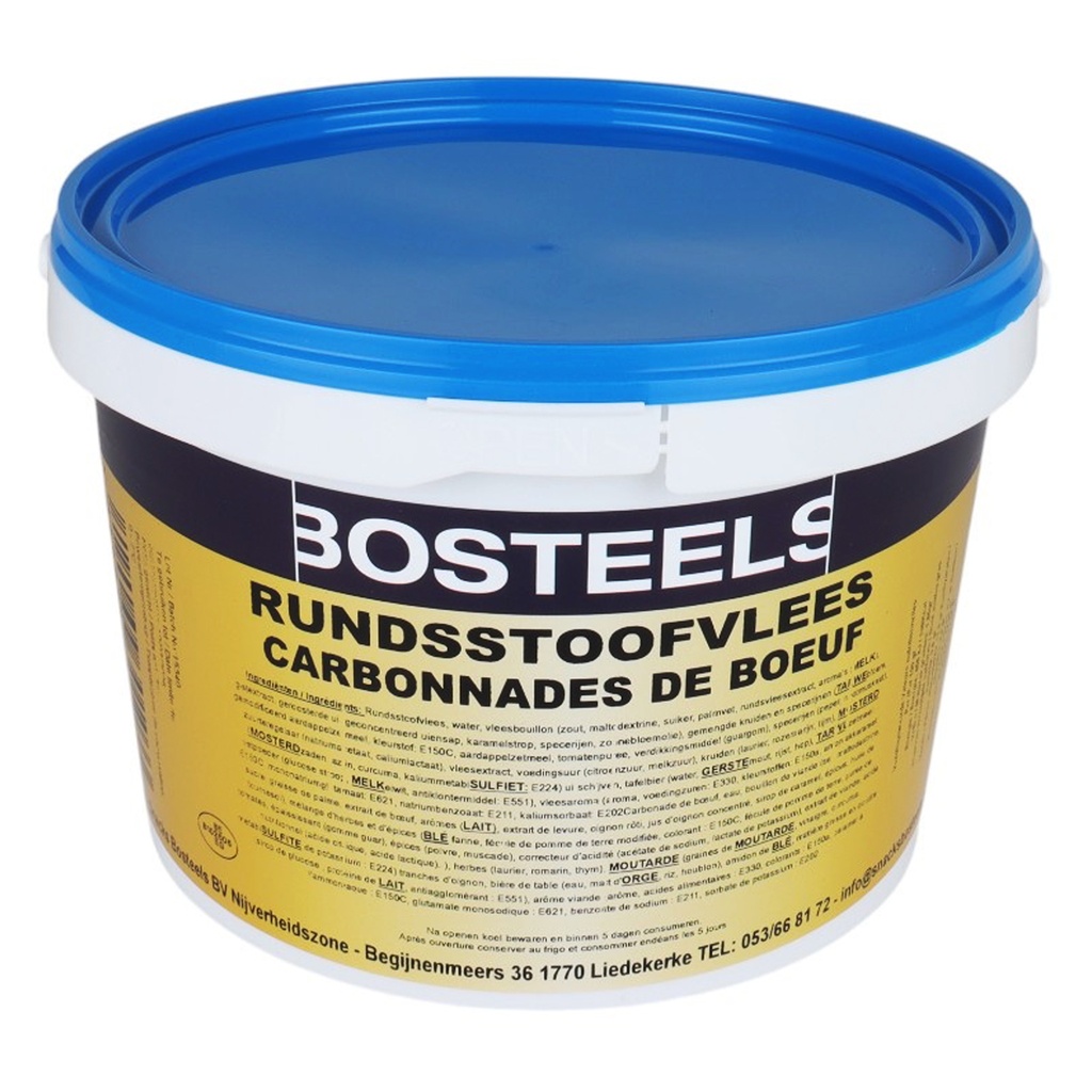 Stoofvlees Vers Culinair Bosteels Emmer 3 kg