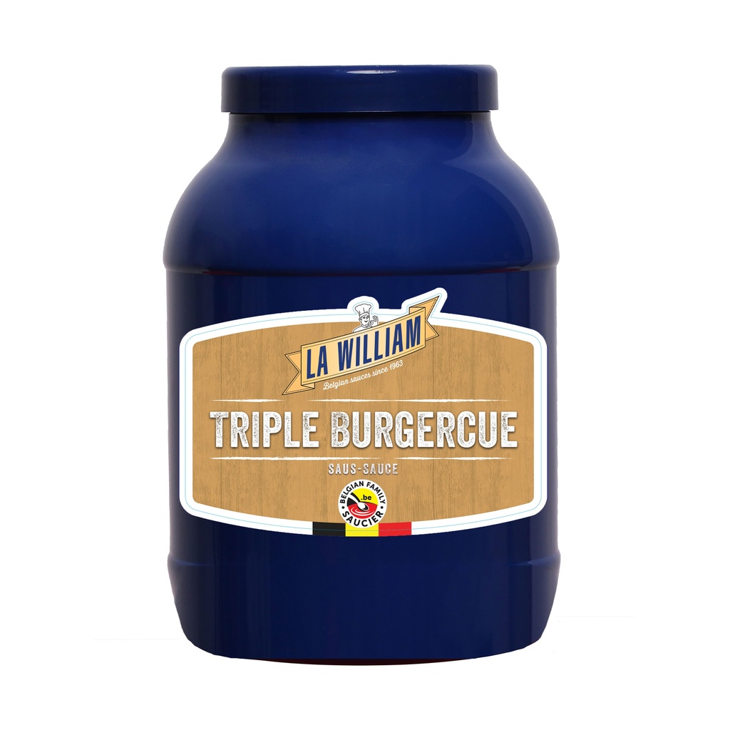 Triple Bc Burgercue Pet  La William 3 l