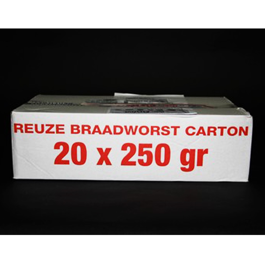 Reuze Braadworsten 25x250gr Vepeli