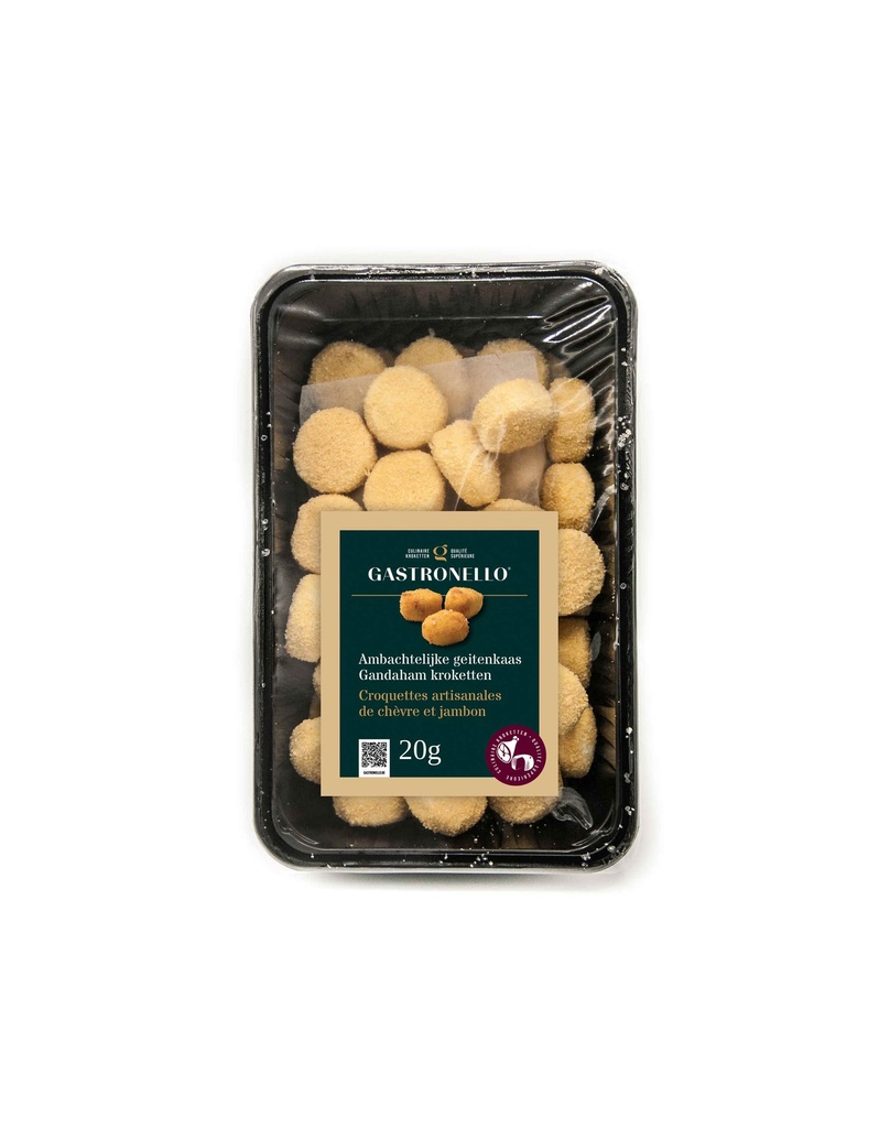 Croquette Chèvre + Jambon Ganda Gastronello 60 x 20 gr