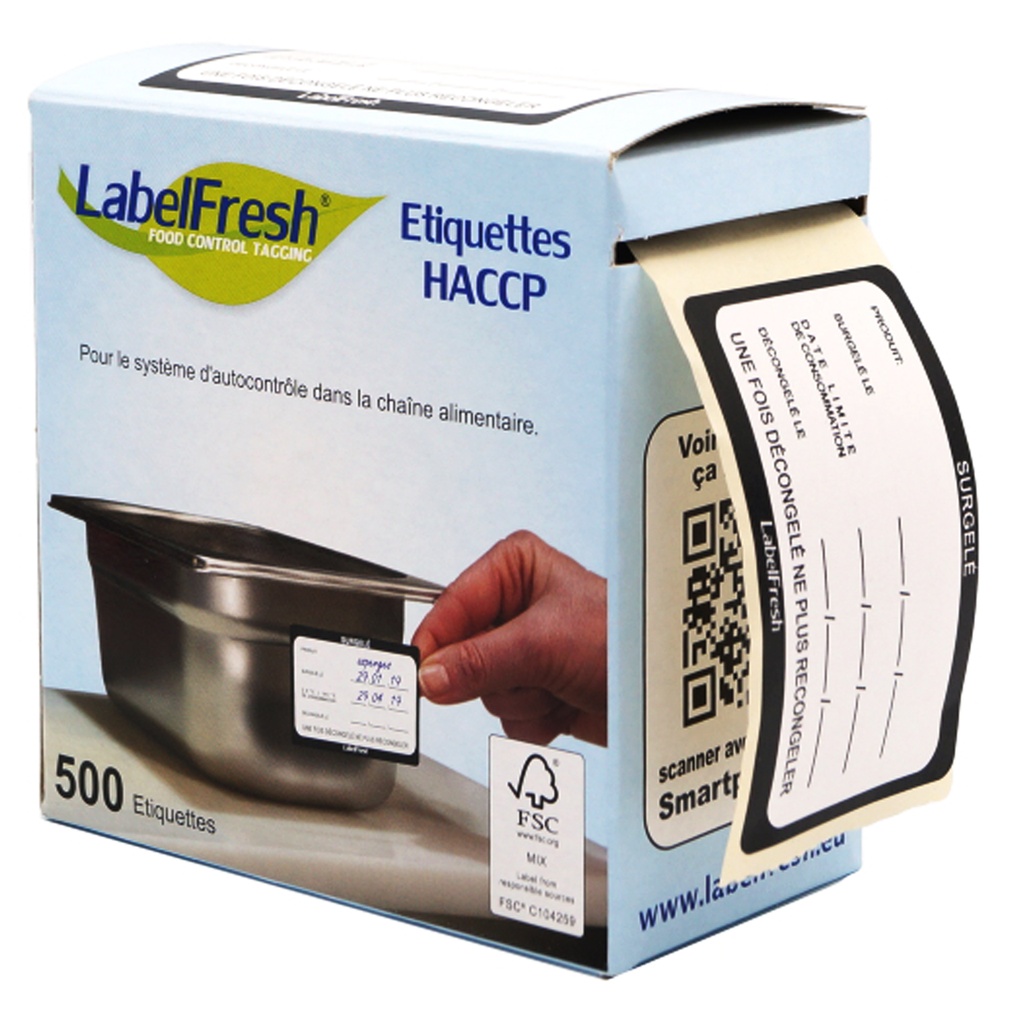 LabelFresh Diepvries Easy 500 st