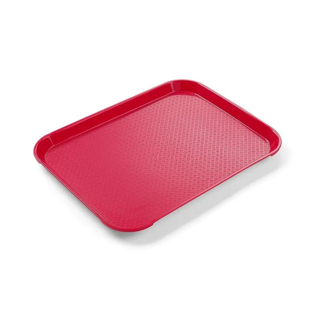 878712 Fastfood trays small red PP Hendi 265 x 345 mm