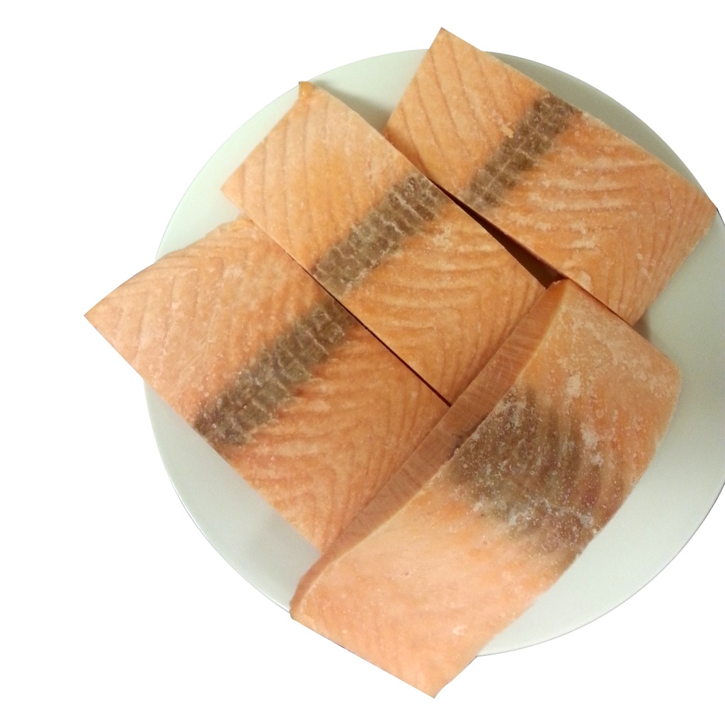 Portions de filets de saumon sans peau Borimex 150 g (5 × 1 kg)