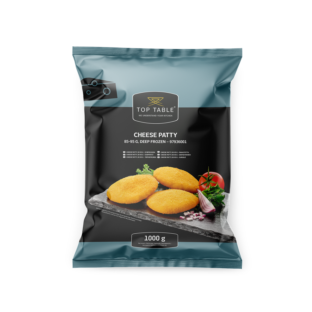 97936001 Cheese Patty Top Table 85-95gr 1 Kg