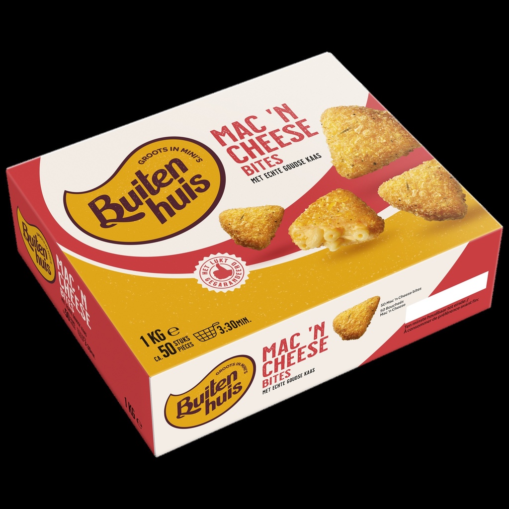 Mac 'N Cheese Bites Buitenhuis 50 x 20 g
