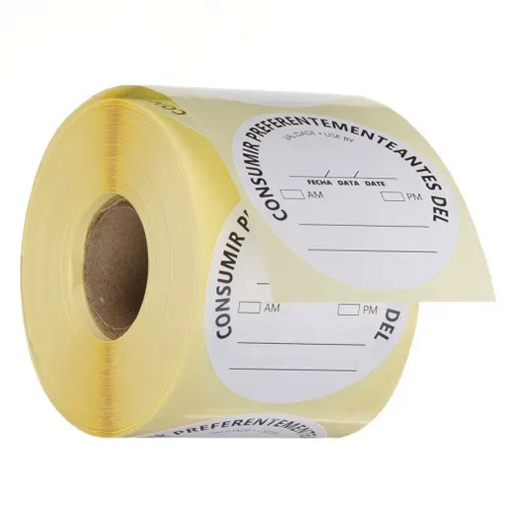 850886 Voedselveiligheidsstickers “GEBRUIKEN TOT” Hendi 50 mm