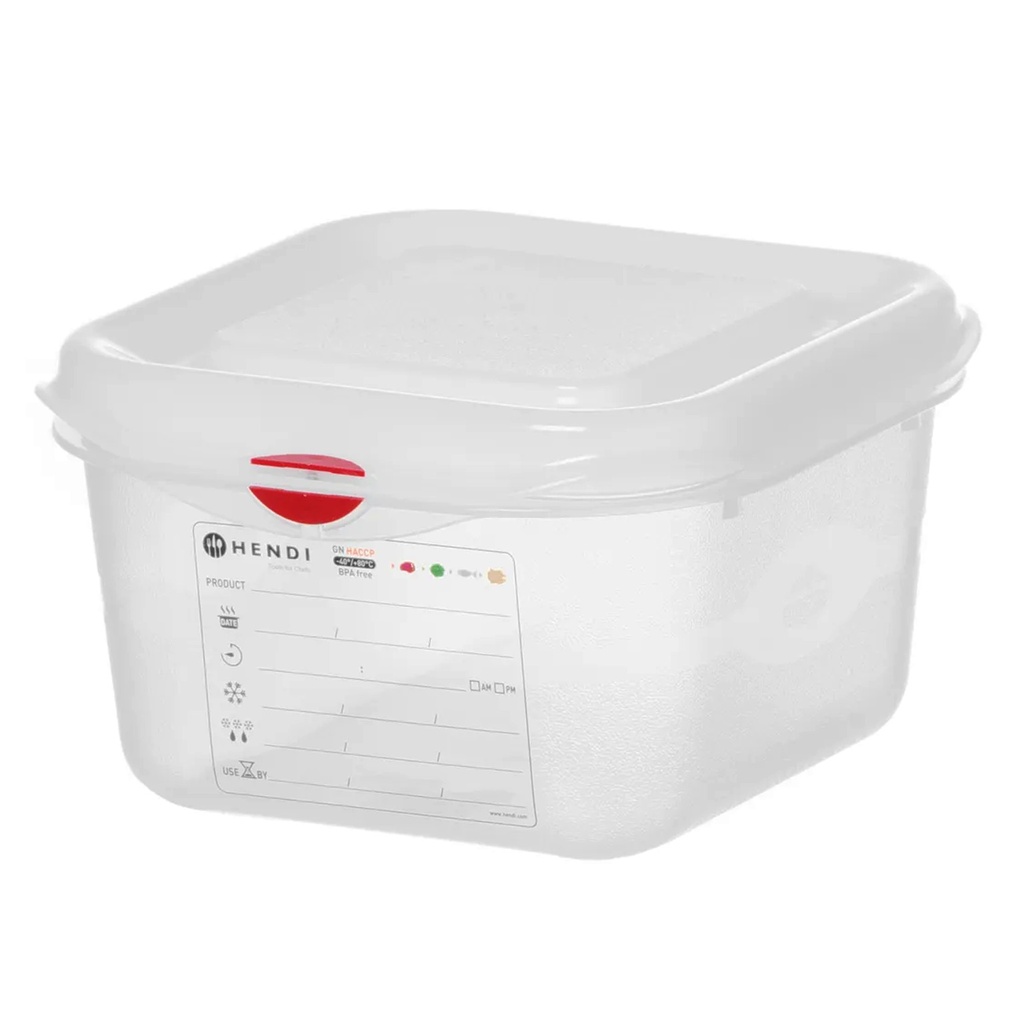 873151 Container Polypropyleen + Deksel GN 1/6 Hendi 1,1 L
