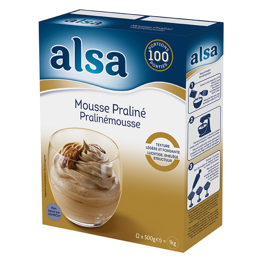 Mousse Praliné ALSA Dr. Oetker 1 kg