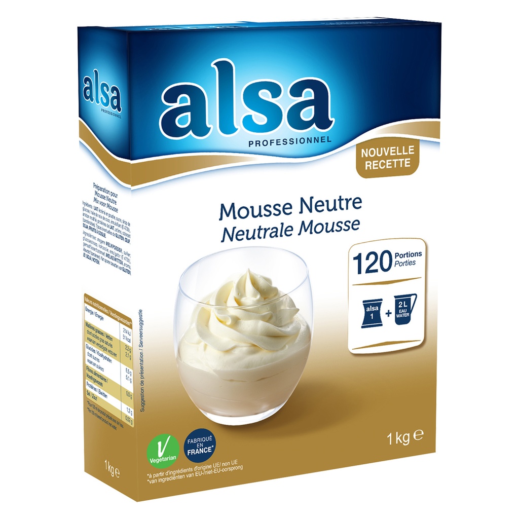 Mousse Neutre ALSA Dr. Oetker 1 kg
