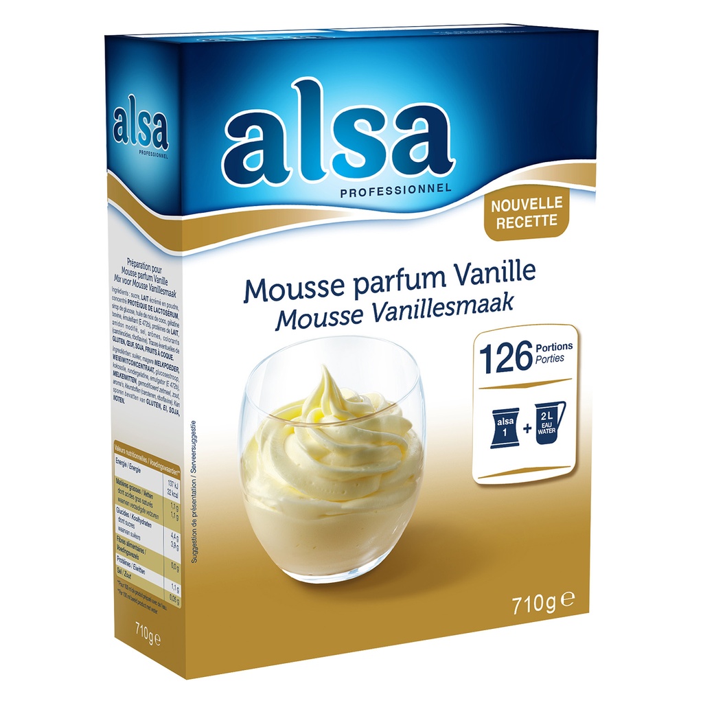 Mousse Vanille ALSA Dr. Oetker 710 gr 