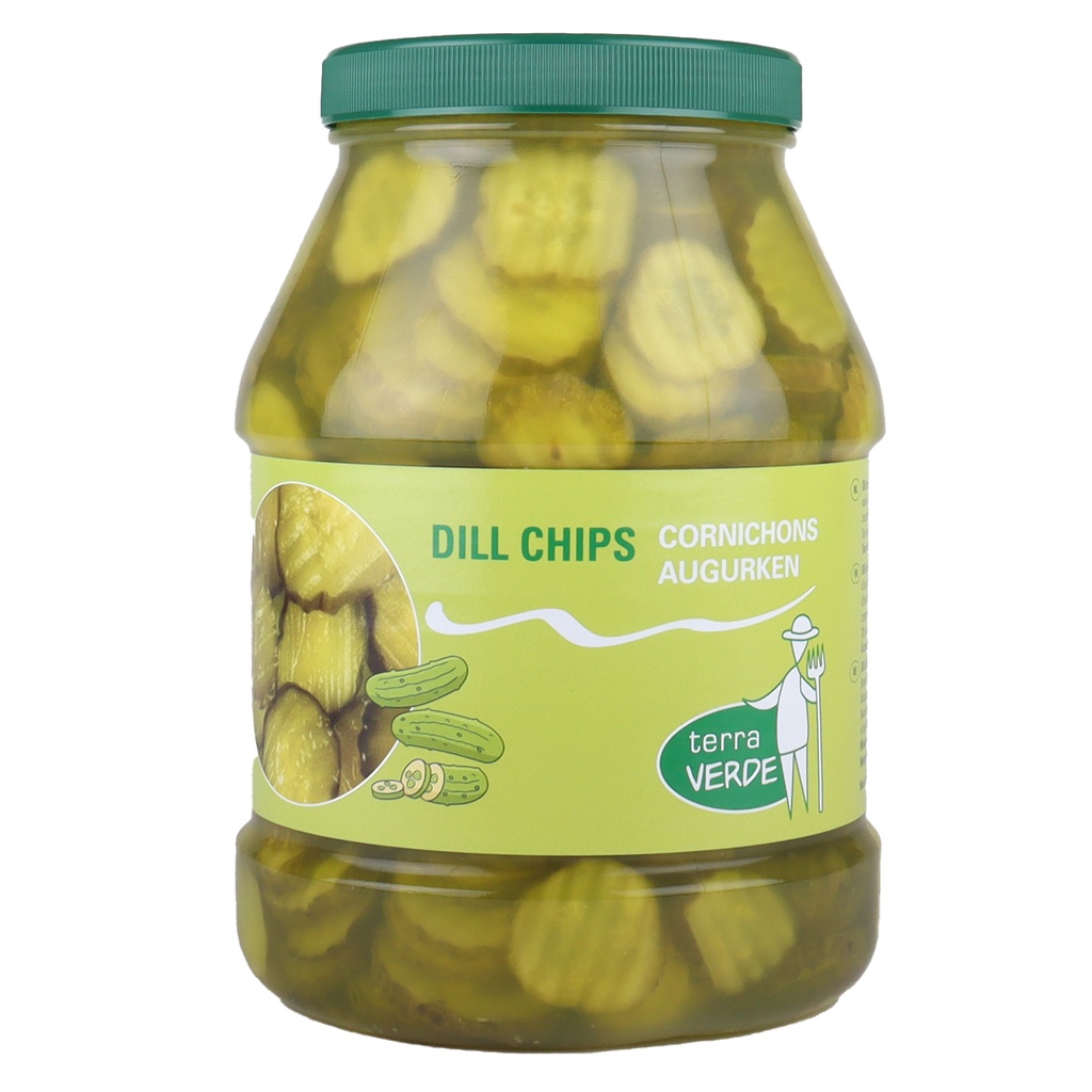 Gherkin Dill Chips Terra Verde 2400 ml