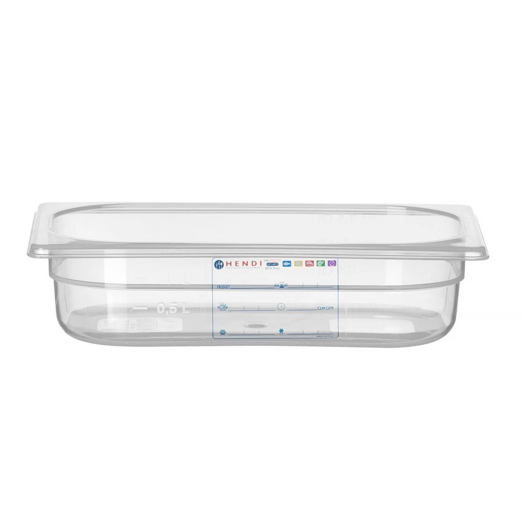 Gastro Normbak 1/4 - Pp - 65 mm - Hendi - 880388