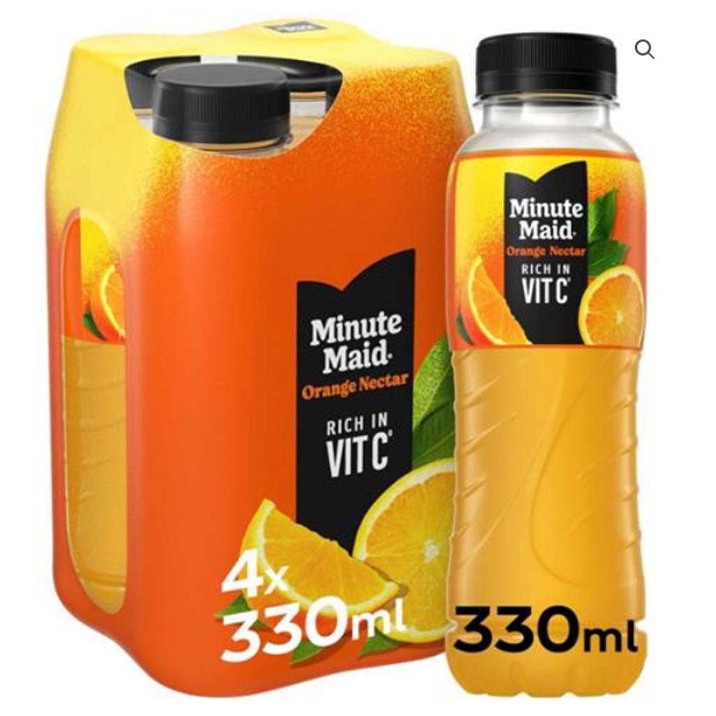 Minute Maid Orange Nectar Pet 24 x 33 cl