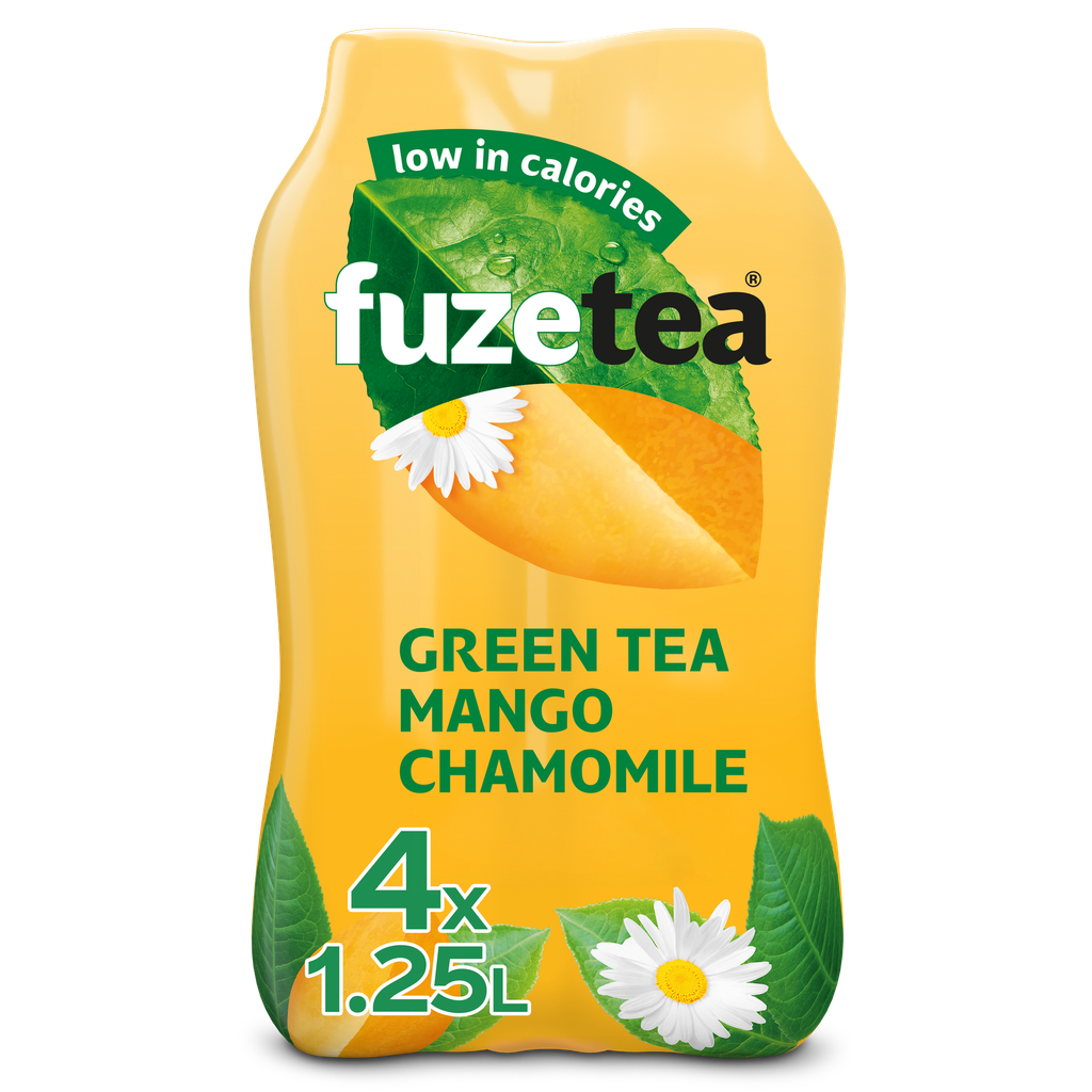 Fuze Green Tea Mango Chamomile Pet 4 x 6 x 50 cl