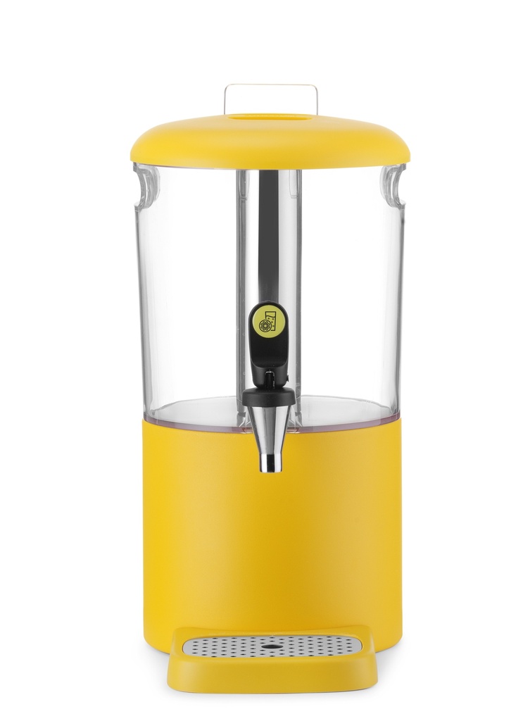 425022 Juice Dispenser Yellow Uniq Hendi 4 L
