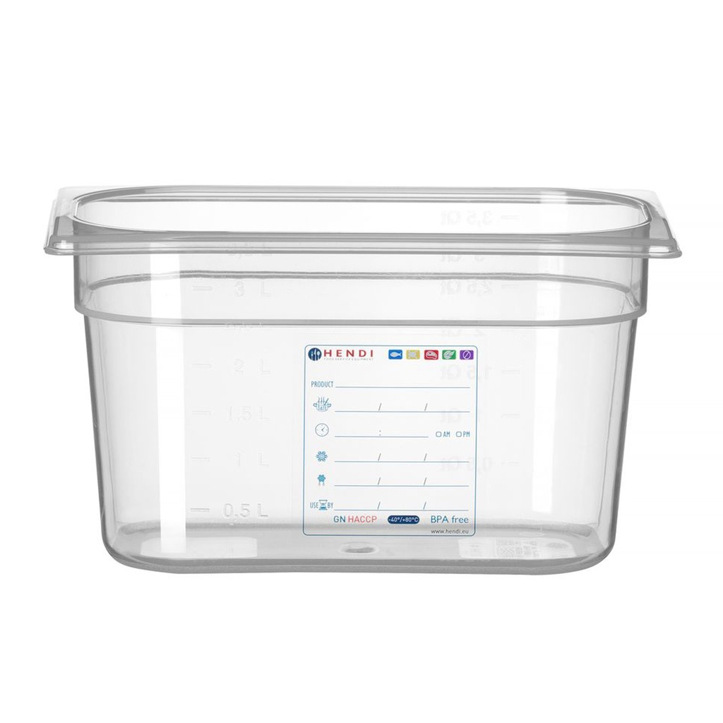 Gastro Normbak 1/4 - Pp - 150Mm - Hendi - 880364
