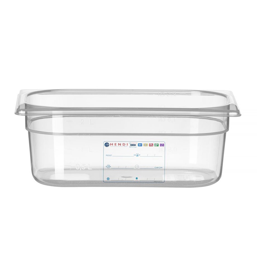 Gastro Normbak 1/4 - 100Mm - Pp - Hendi - 880371