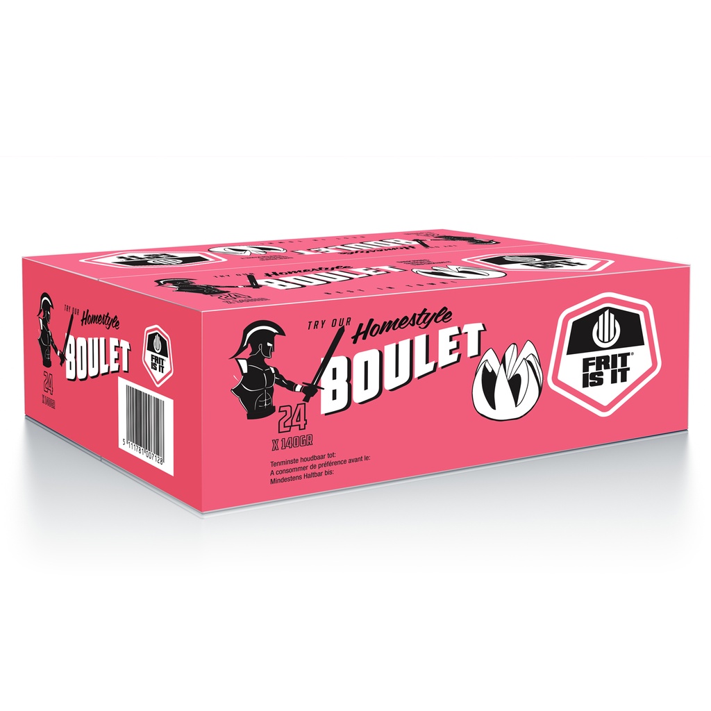 Gehaktbal Boulet Frit is it 24 x 140 gr