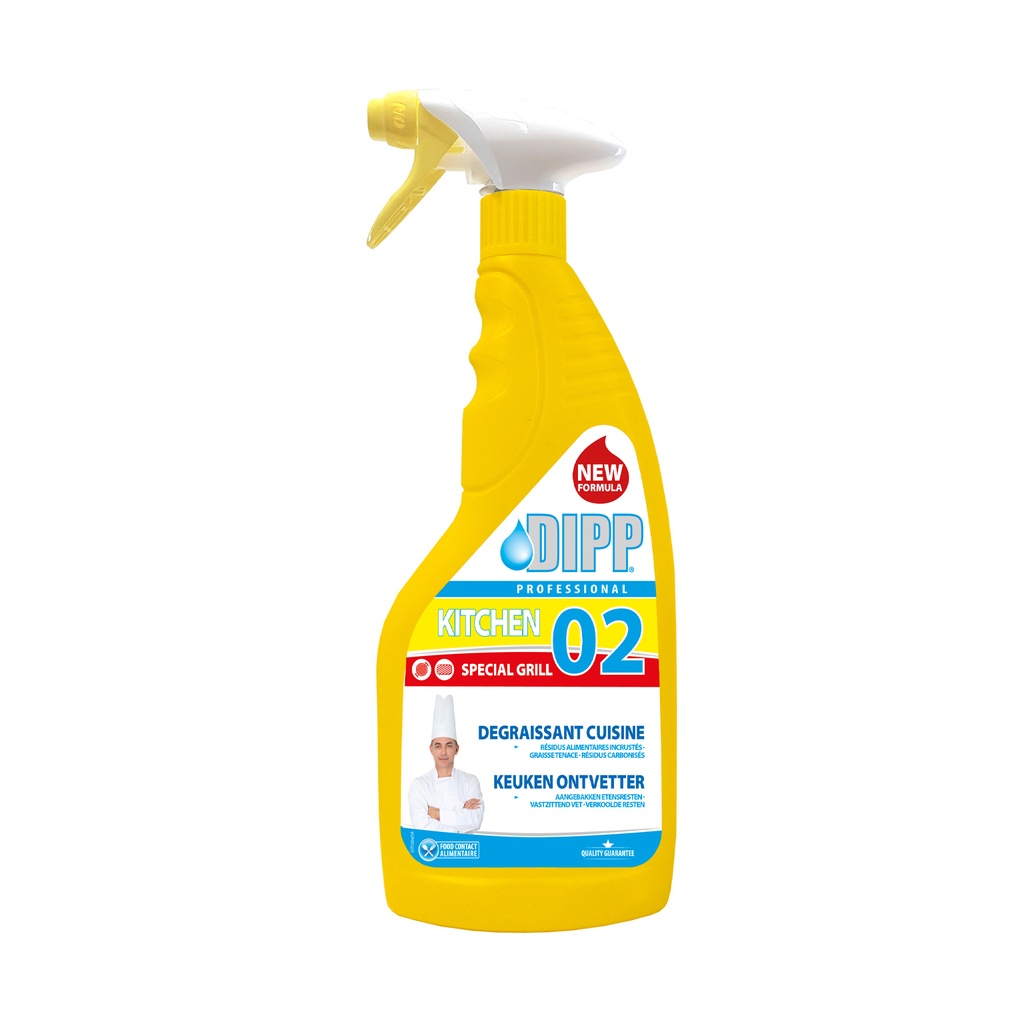 Degraissant Cuisine Special grill Spray Dipp (2) 750 ml