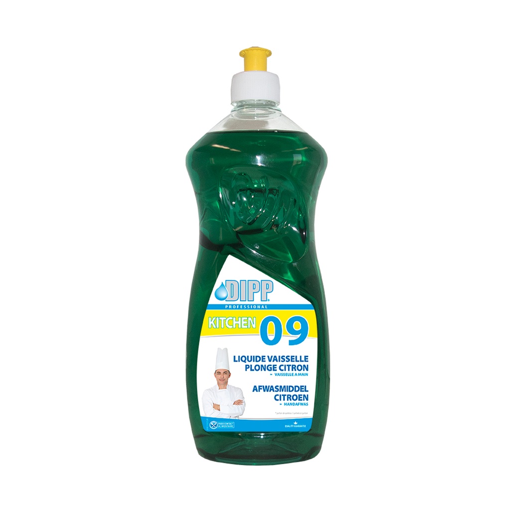 Afwasmiddel Citroen Groen Dipp (09) Fles 1 L