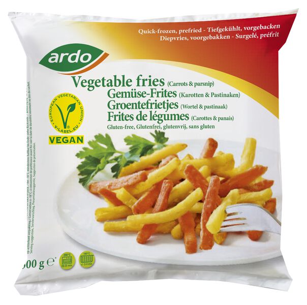 Groente Frietjes - Tricolore - Ardo 450 gr