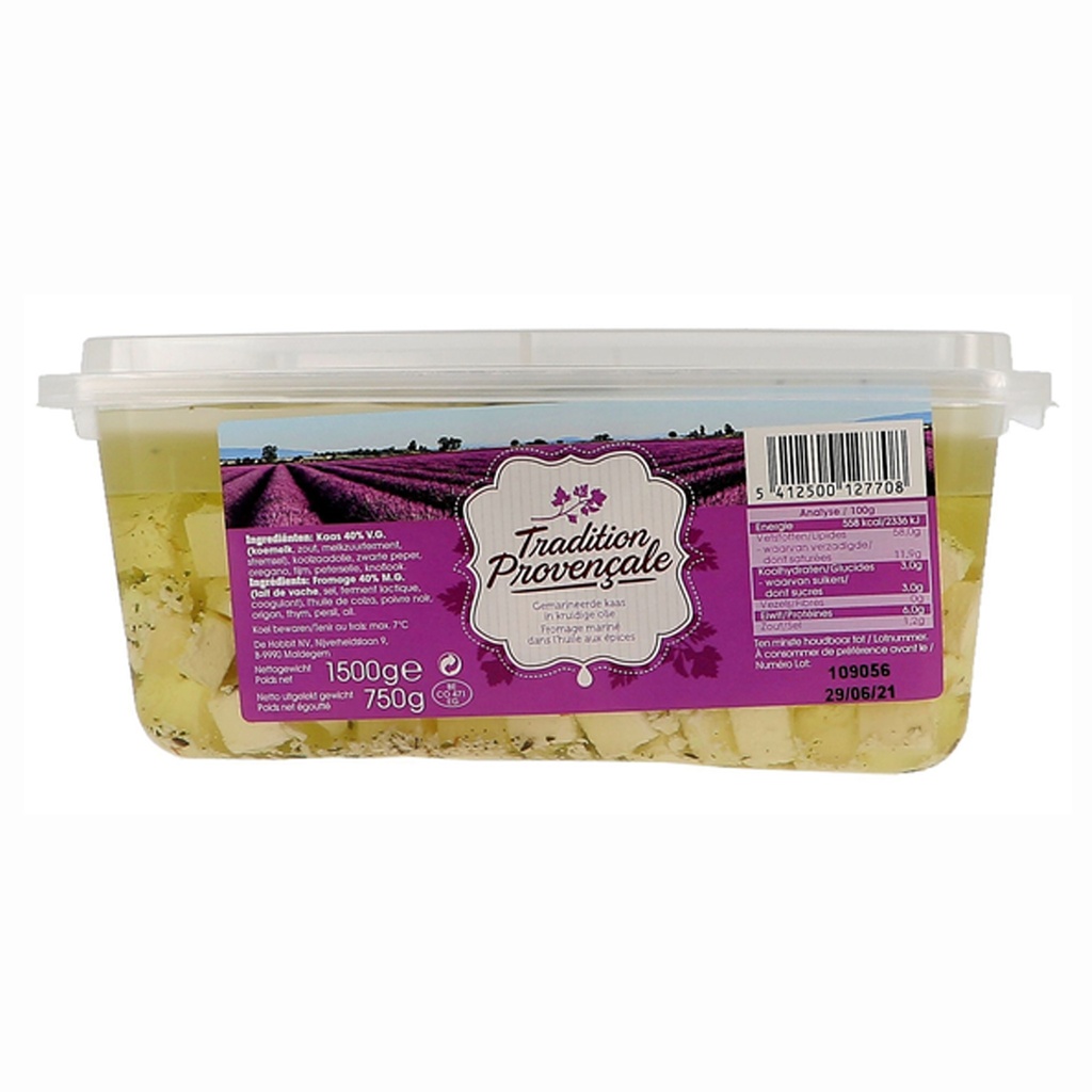 Feta Cubes Tub 1.5 kg