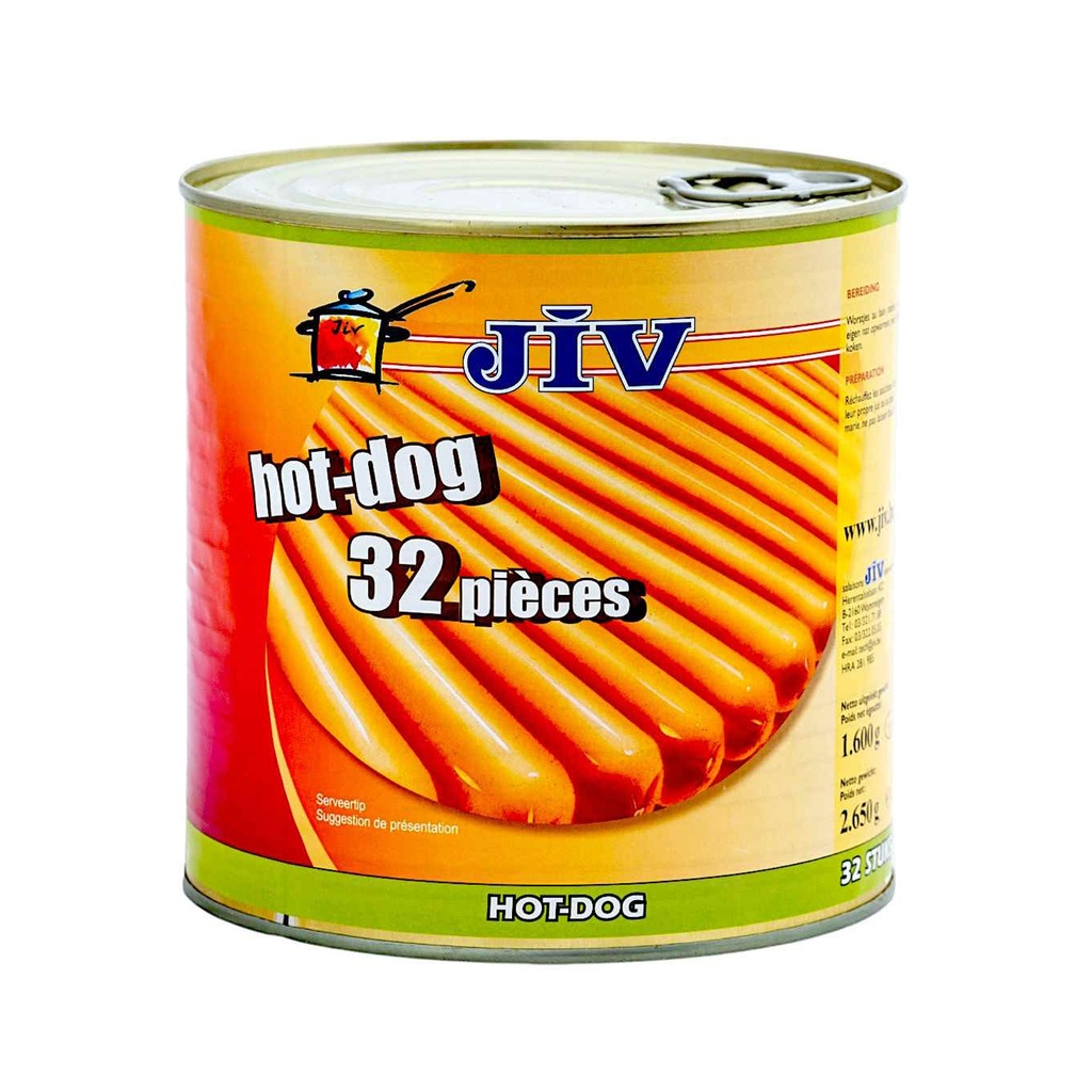 Hot Dog Can Jiv 32 x 50 gr