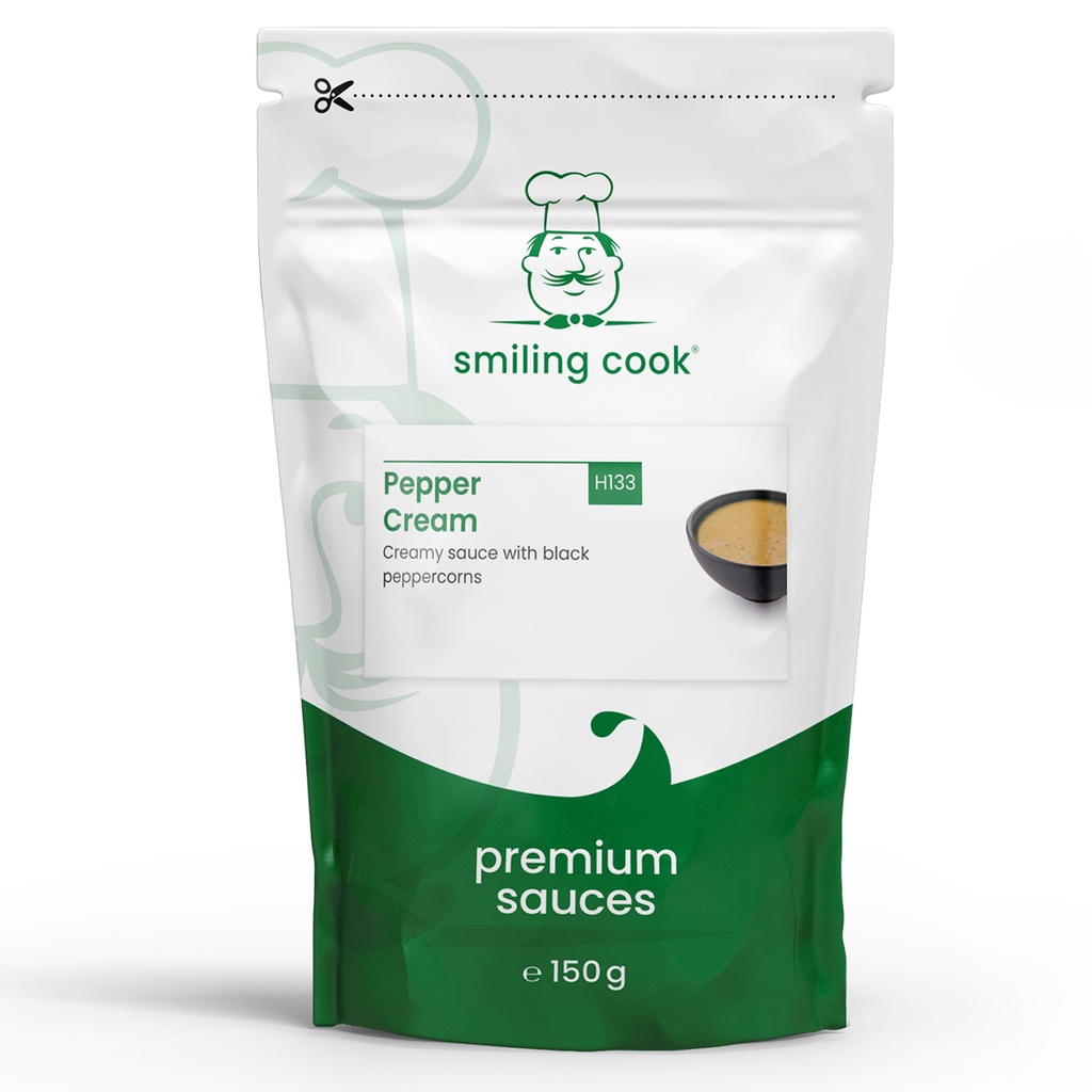 H133 Peper Roomsaus Smiling Cook 150 gr