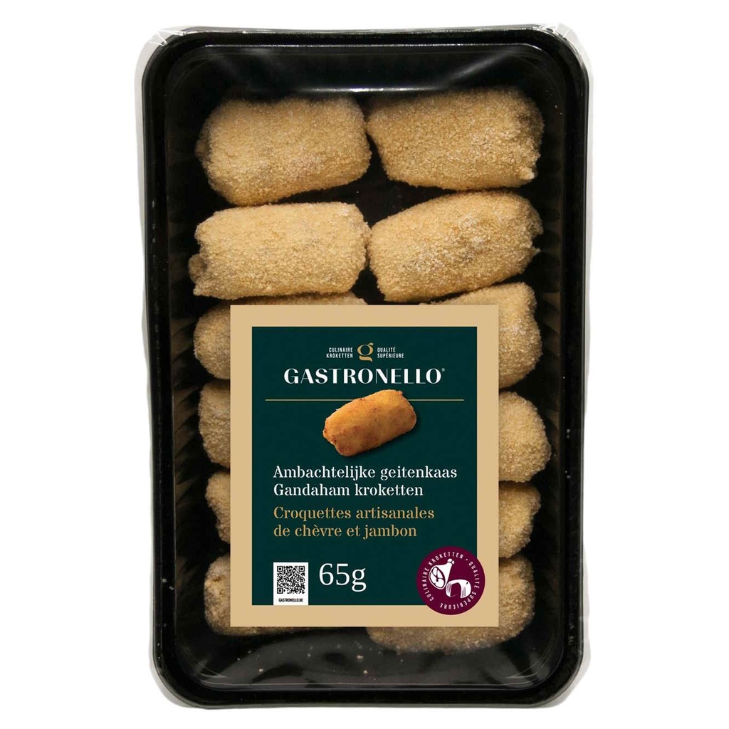 Goat Cheese and Ganda Ham Gastronello 12 x 65 gr
