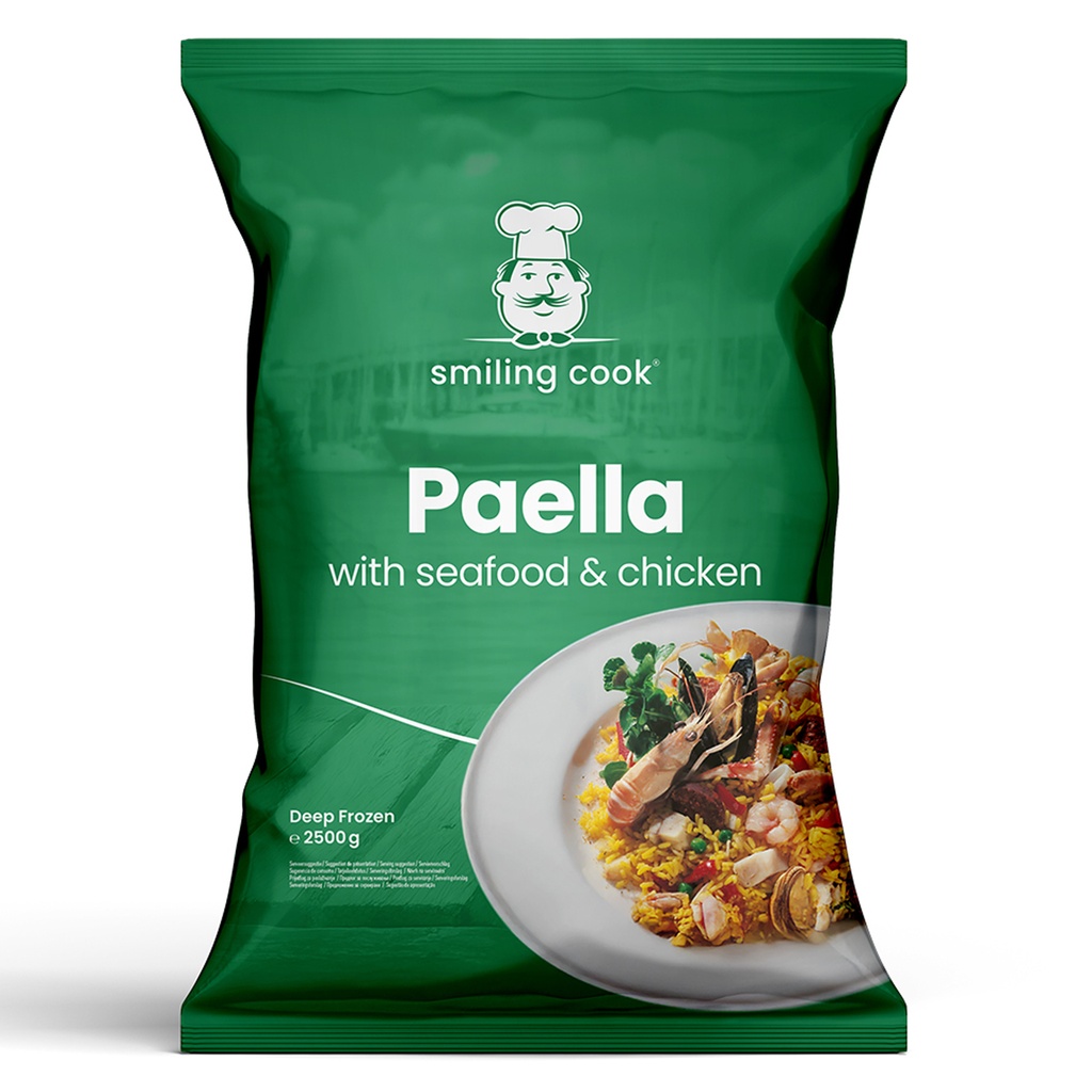 Paëlla Met Zeevruchten Valencia Smiling Cook 2,5 kg - B7