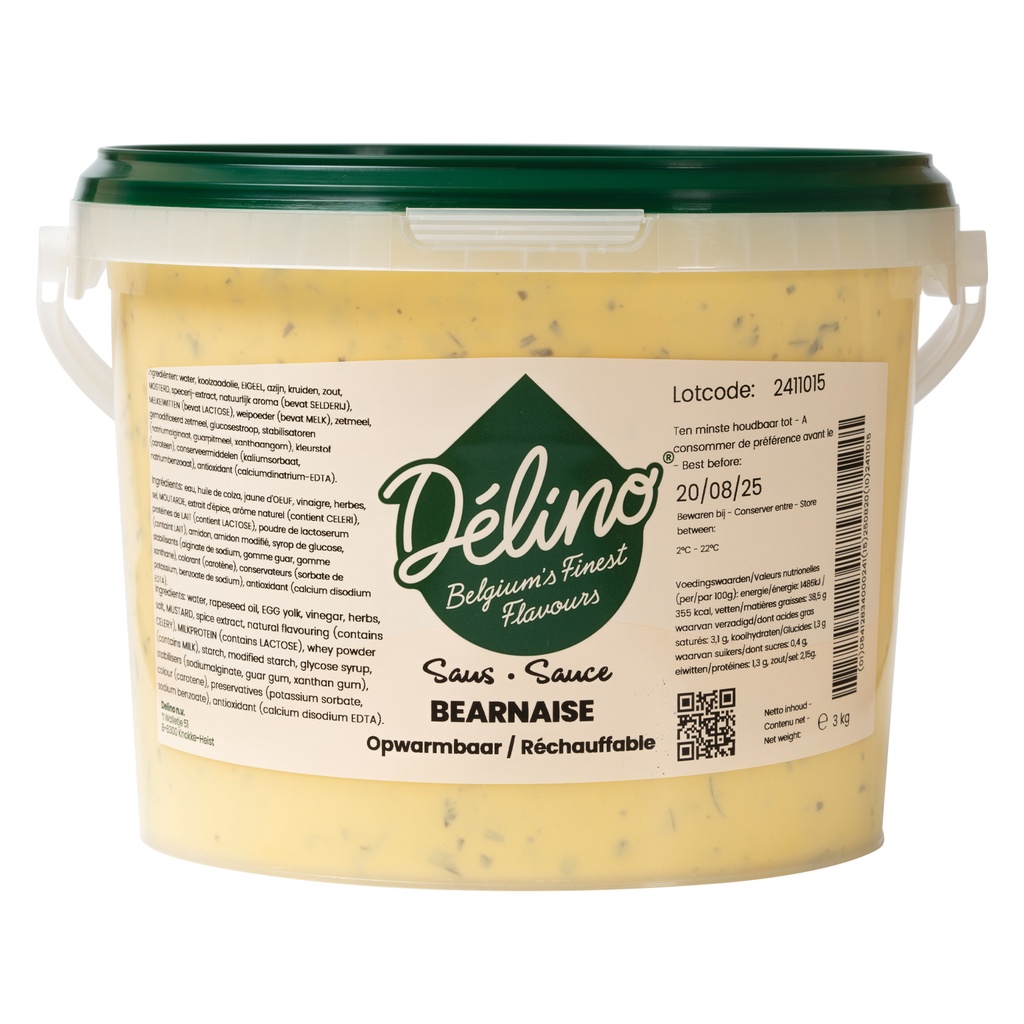 Bearnaise Hot Sauce Delino 3 l