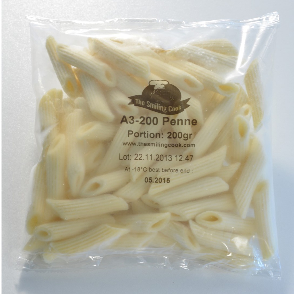 Pate Penne Portions Smiling Cook 25 x 200 gr